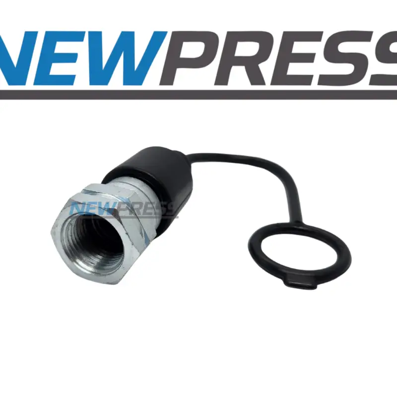 Engate Rápido Hidráulico Macho 1/2" NPT com Tampa de Proteção