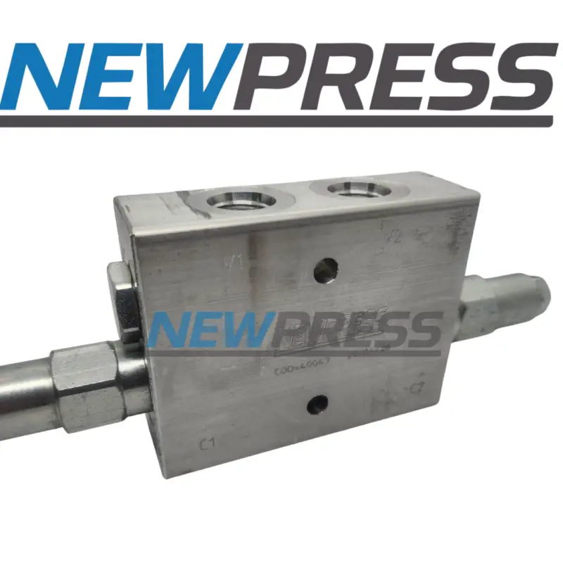 Válvula Contrabalanço Pilotada Dupla 3/4" UNF - NEWPRESS
