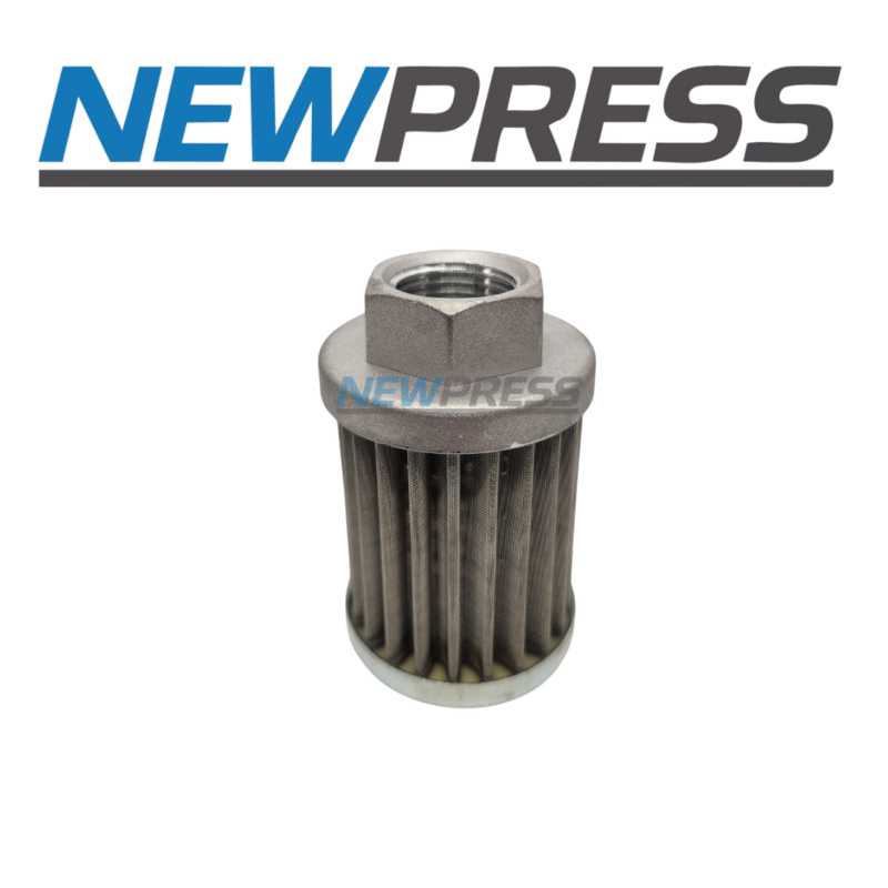 Filtro De Sucção Tela 150 Micra Rosca 1/2 Npt - NewPress
