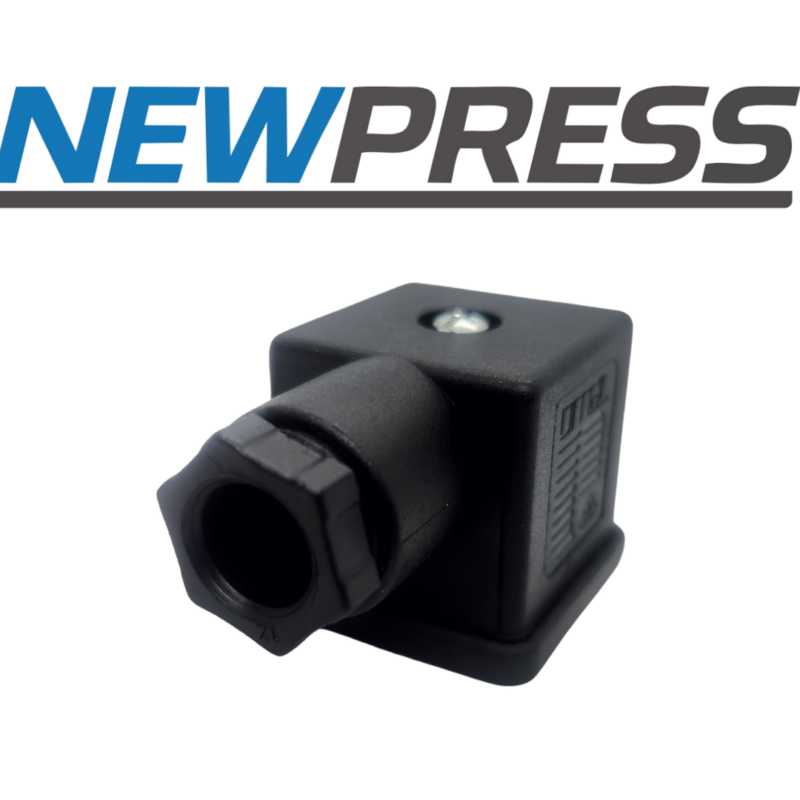 Plug Conector Eletrico Bobina Solenoide Din - NEWPRESS