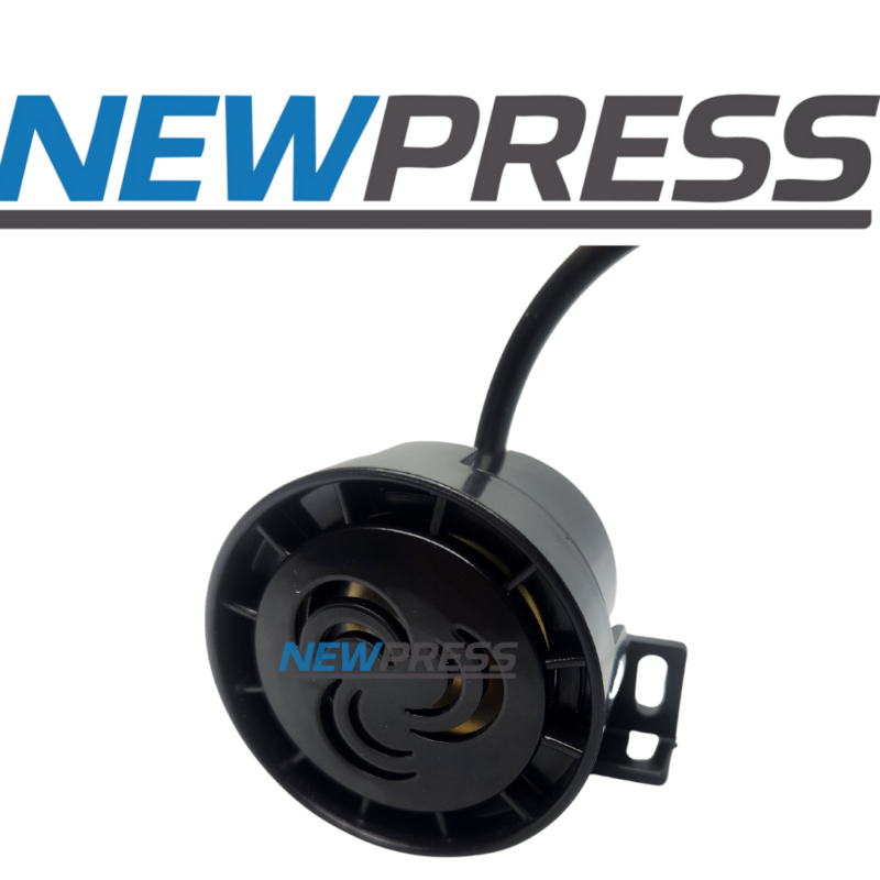Sirene Alarme de Ré para Máquinas e Caminhões 12/24v - NEWPRESS