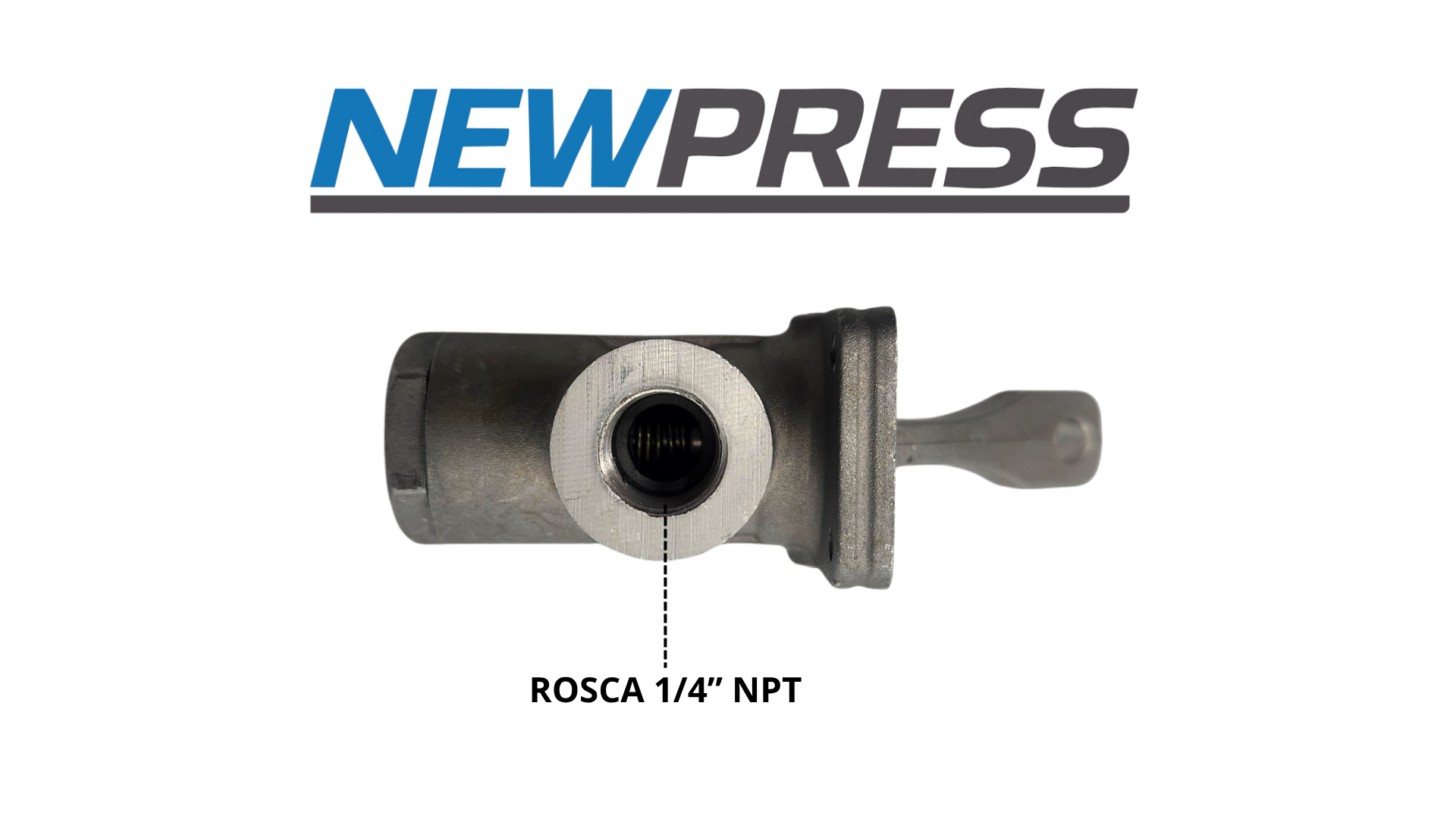 Válvula De Bloqueio Pneumático Tic Tac 1/4 Npt Original - NEWPRESWS - Imagem 3